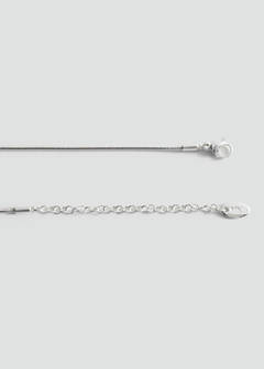 Stainless steel bead necklace — Silver 2