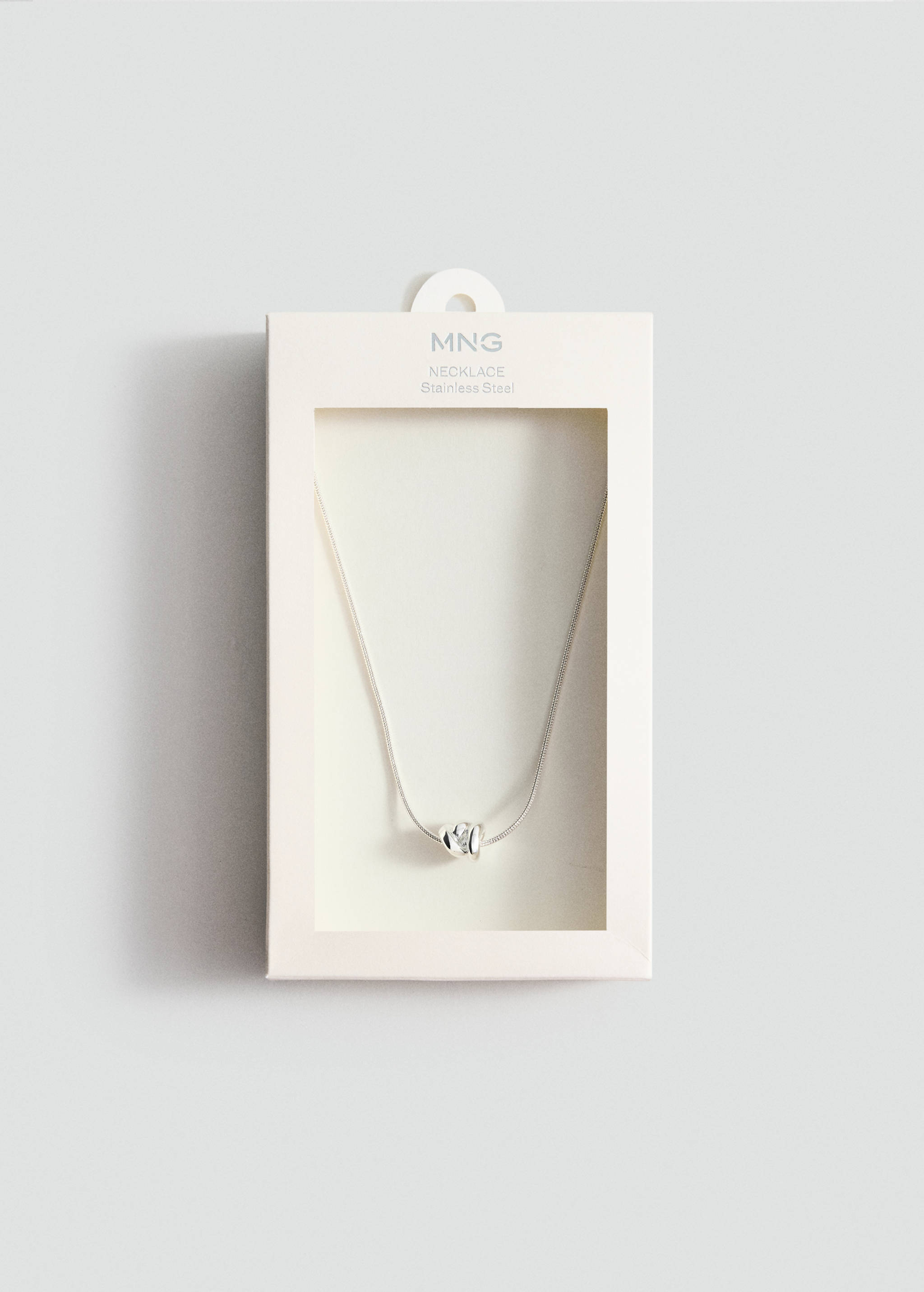 Stainless steel beaded necklace - Details of the article 2