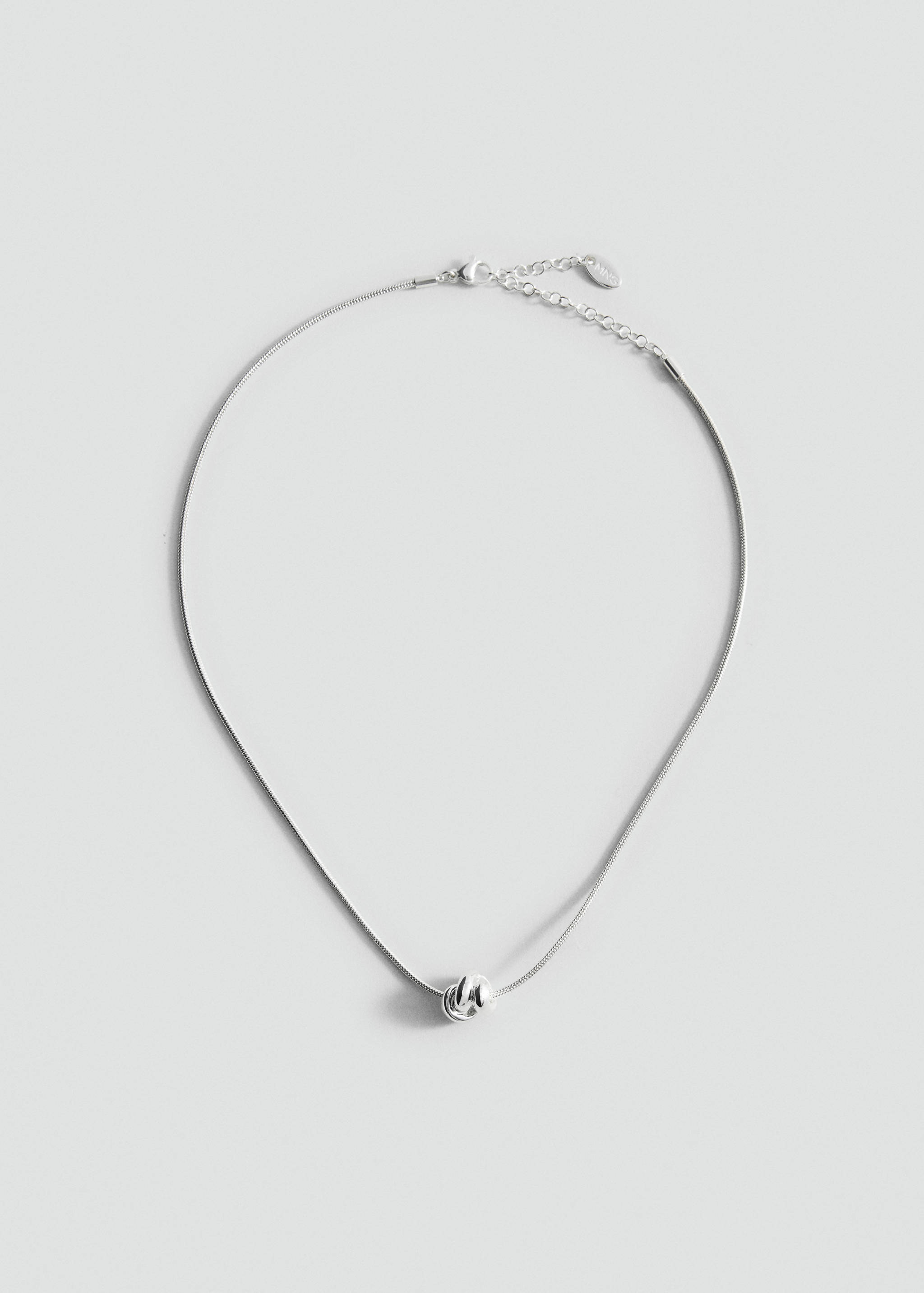 Stainless steel beaded necklace - Article without model