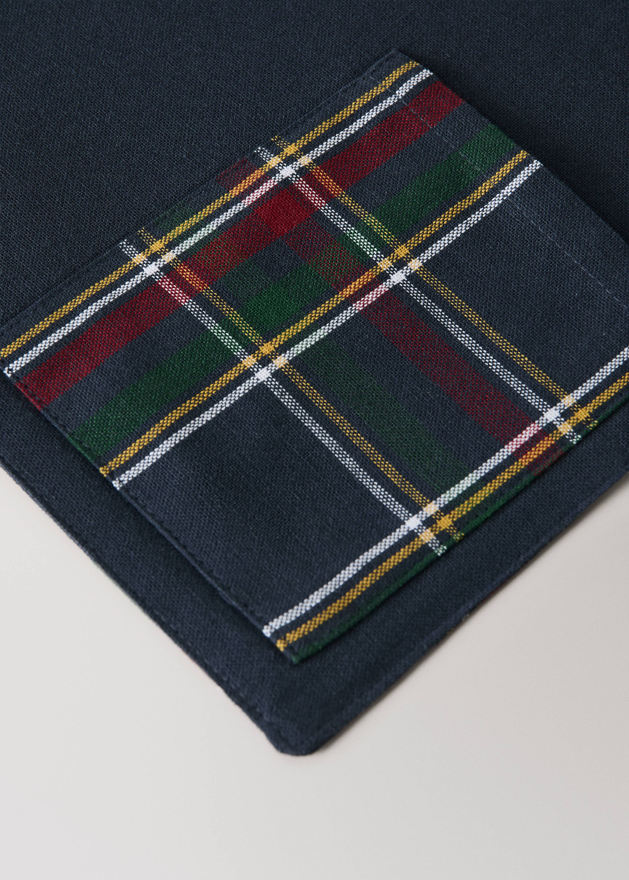 Σουπλά διπλής όψης καρό tartan - Λεπτομέρεια του προϊόντος 2