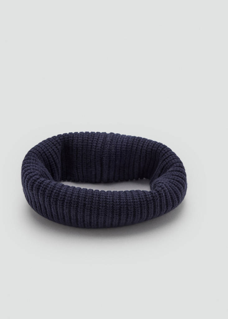 Knitted snood — Navy