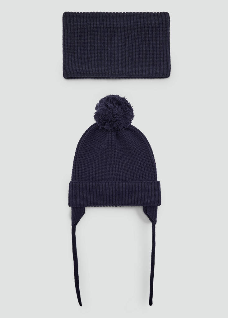 Knitted snood — Navy