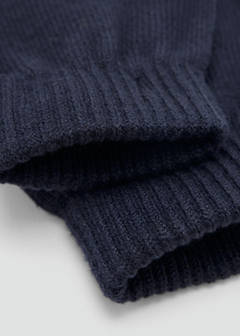 Knitted gloves — Navy 2