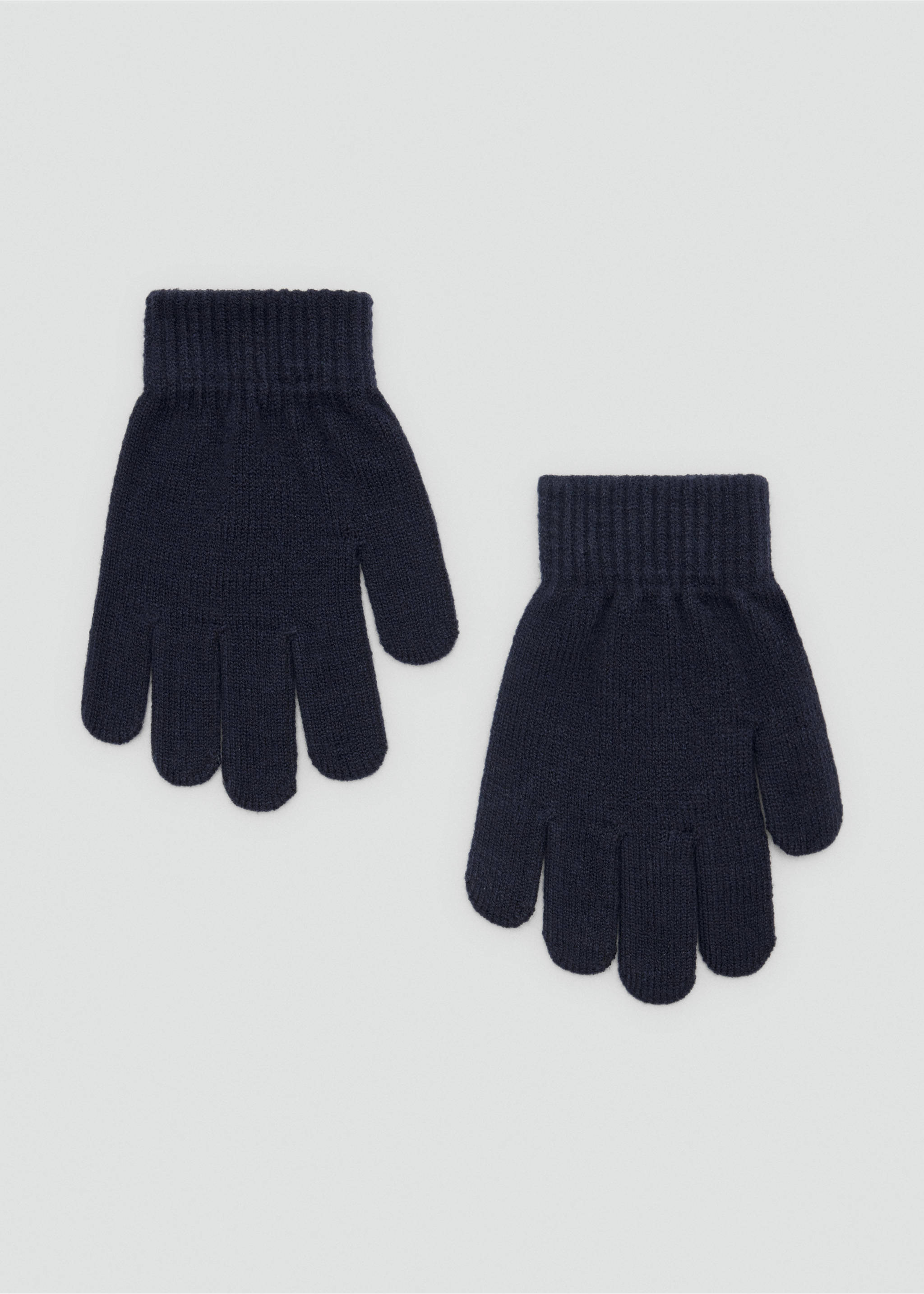 Gebreide handschoenen - Artikel zonder model, Marineblauw. Ref: 37095994-00.
