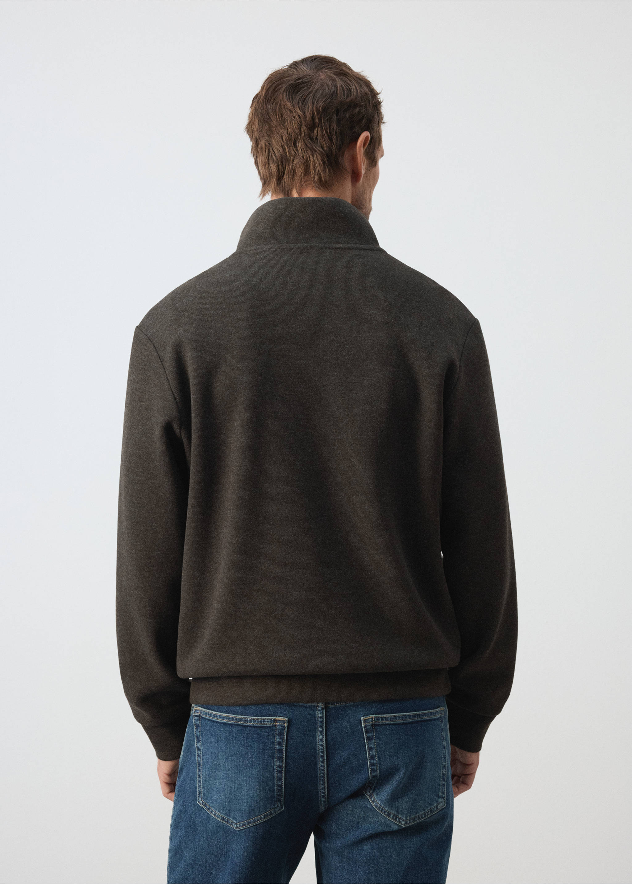 Sweatshirt pomz - Reverse of the article, Brown. Ref: 37095995-00.
