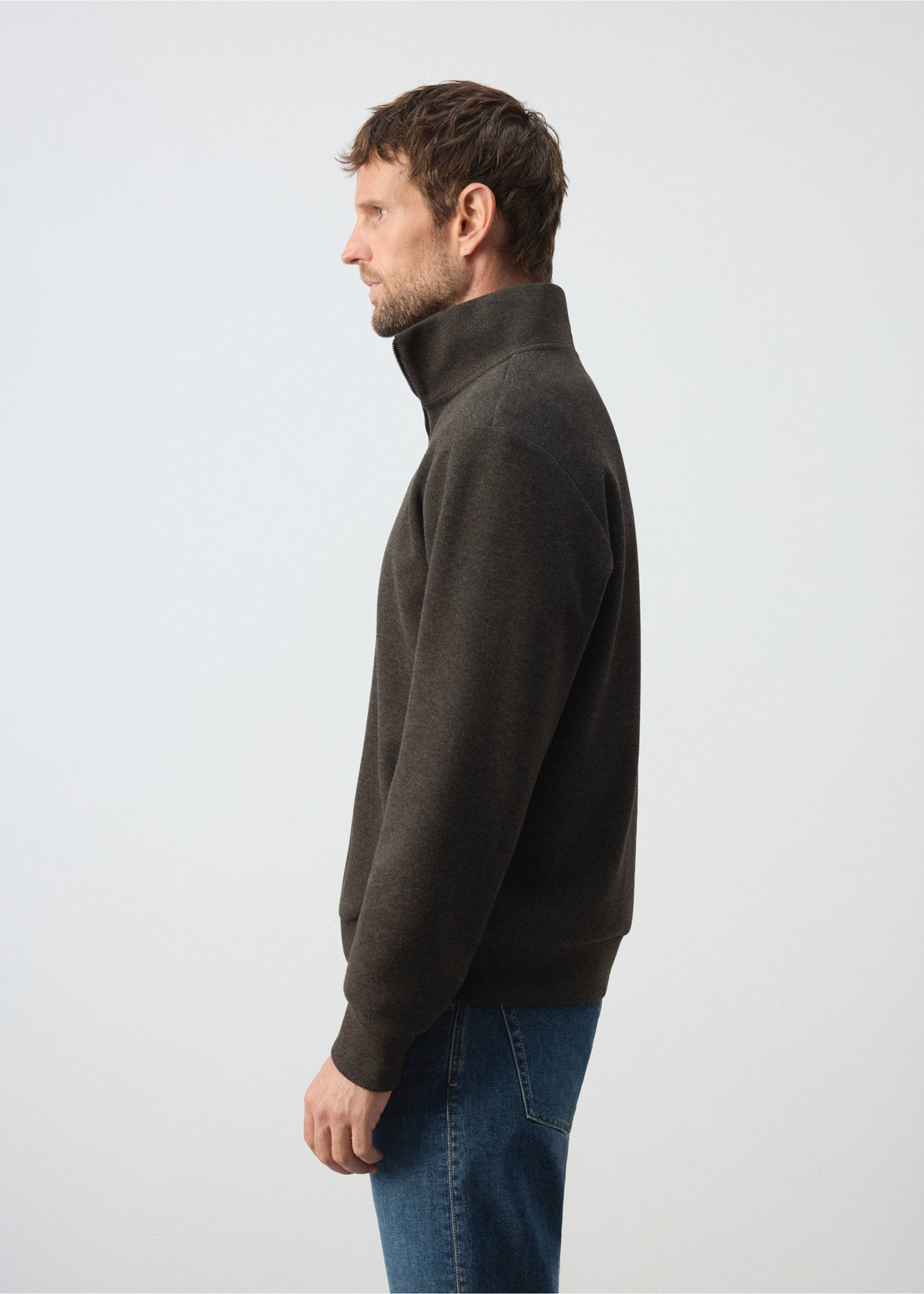 Sweatshirt pomz - Details of the article 2, Brown. Ref: 37095995-00.