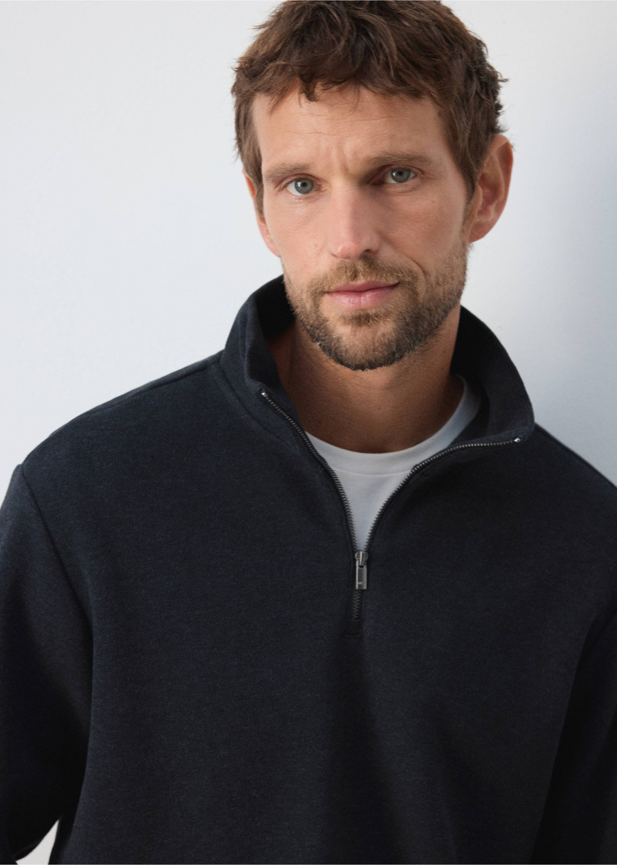 Sweatshirt pomz - Details of the article 1, Navy. Ref: 37095995-00.