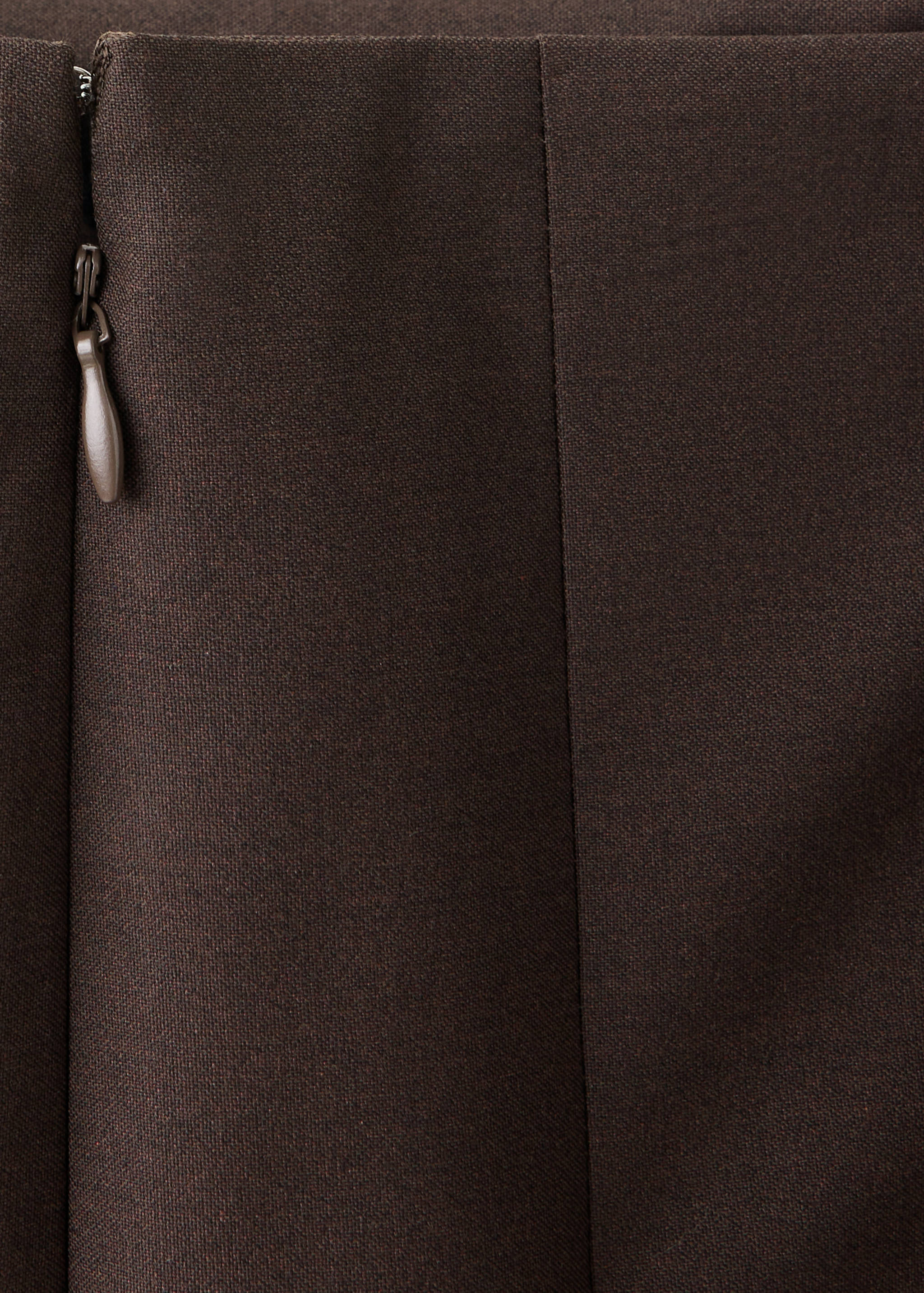 Pleated skirt with buckle details - Details of the article 0