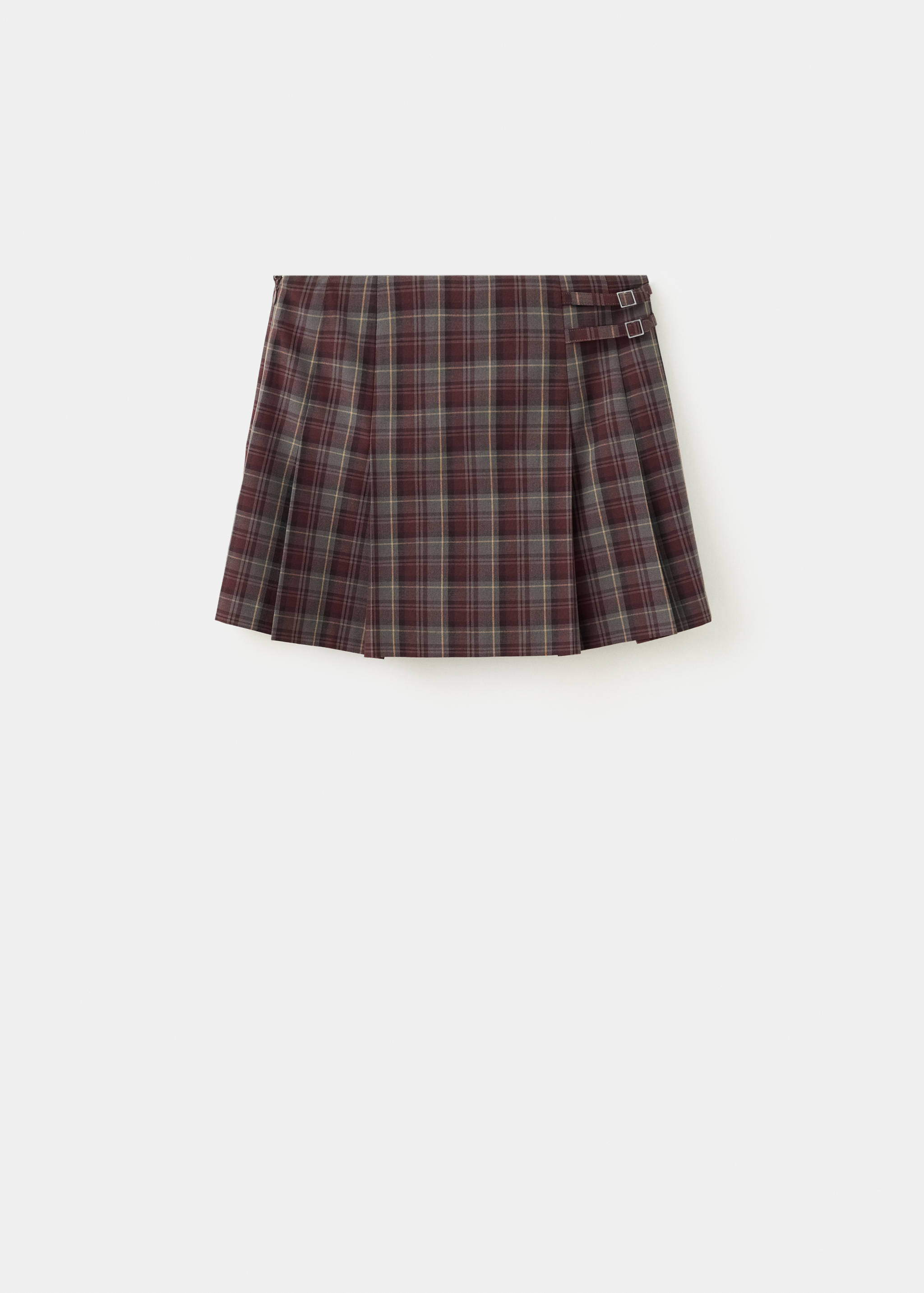 Pleated skirt with buckle details - Article without model