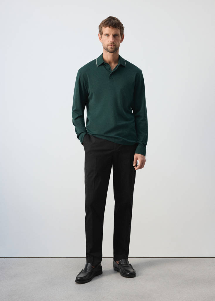 Extra-soft 100% cotton polo shirt — Dark Green