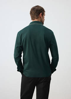 Extra-soft 100% cotton polo shirt — Dark Green 3