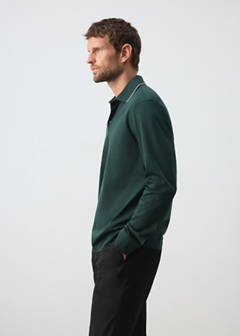 Extra-soft 100% cotton polo shirt — Dark Green 5