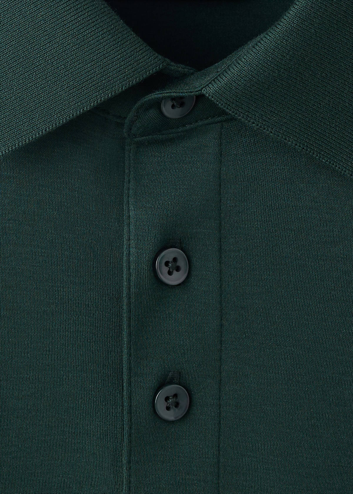 Extra-soft 100% cotton polo shirt — Dark Green