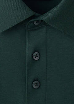 Extra-soft 100% cotton polo shirt — Dark Green 7