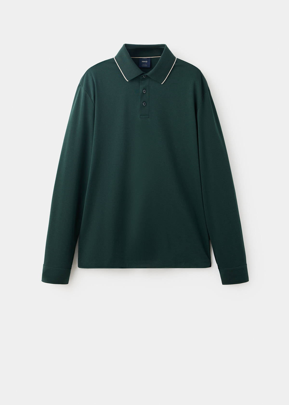 Extra-soft 100% cotton polo shirt — Dark Green