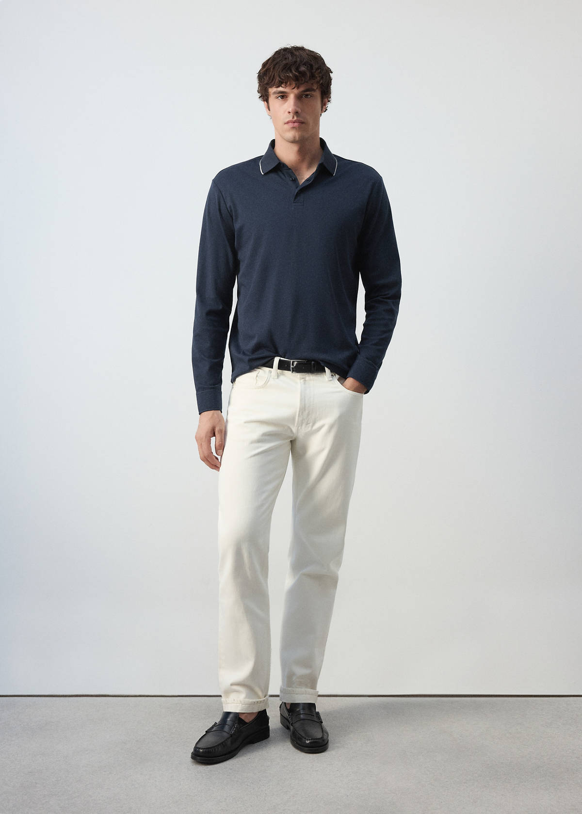 Extra-soft 100% cotton polo shirt