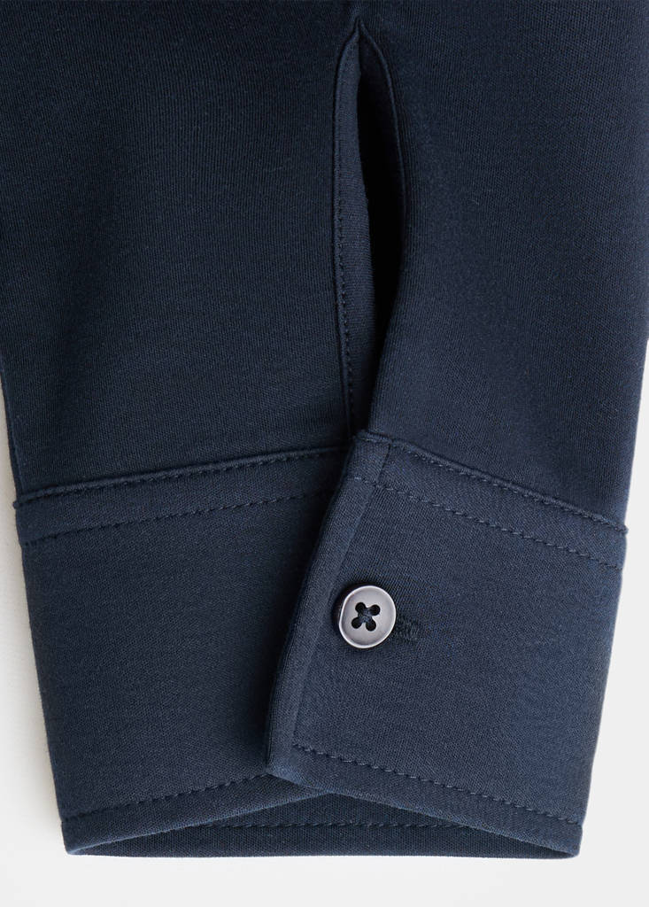 Extra-soft 100% cotton polo shirt — Navy