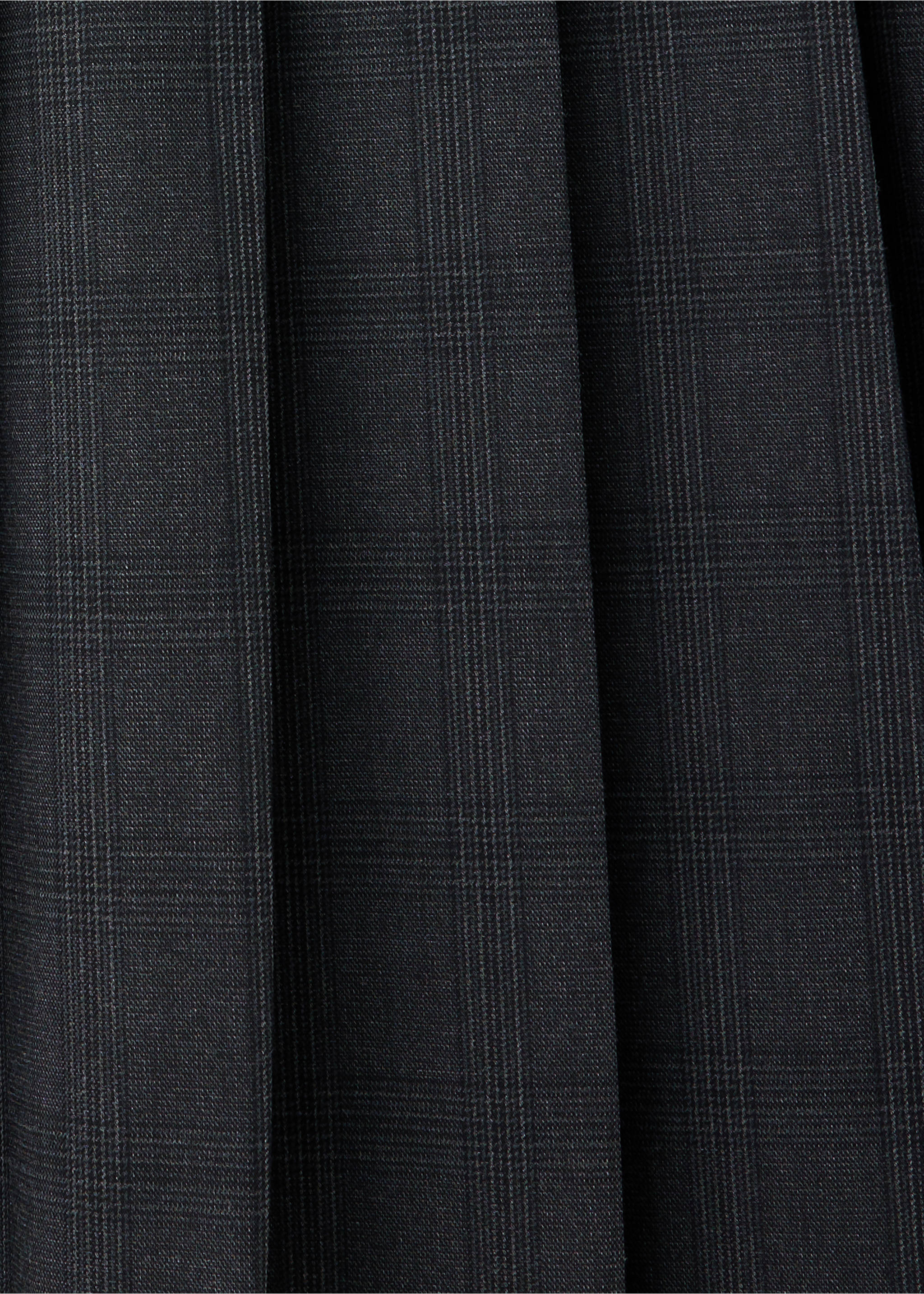 Pleated check skirt - Details of the article 0, Grey. Ref: 37095998-00.