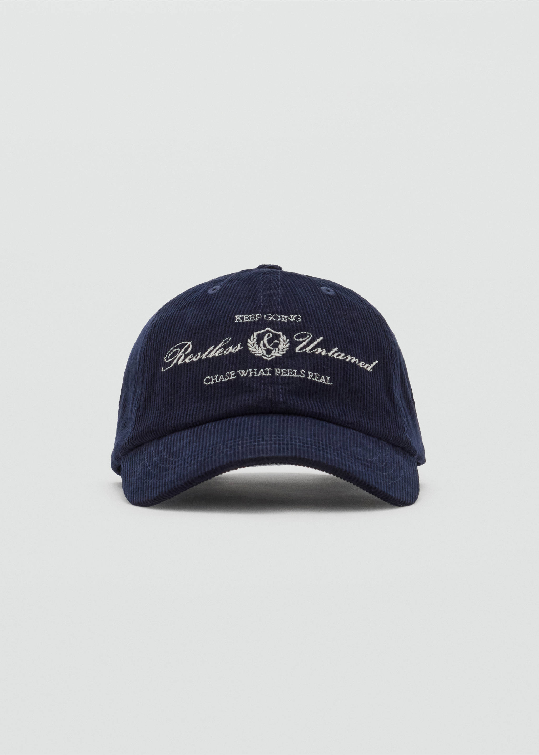 Cap restless - Medium plane, Navy. Ref: 37096000-00.