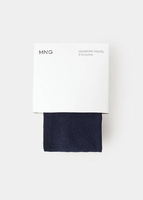 Knitted tights — Navy
