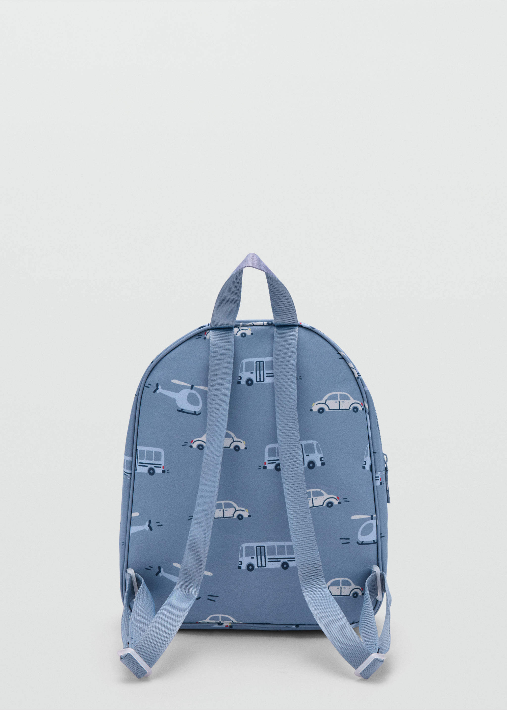 Car print rucksack - Details of the article 1, Blue. Ref: 37096011-00.