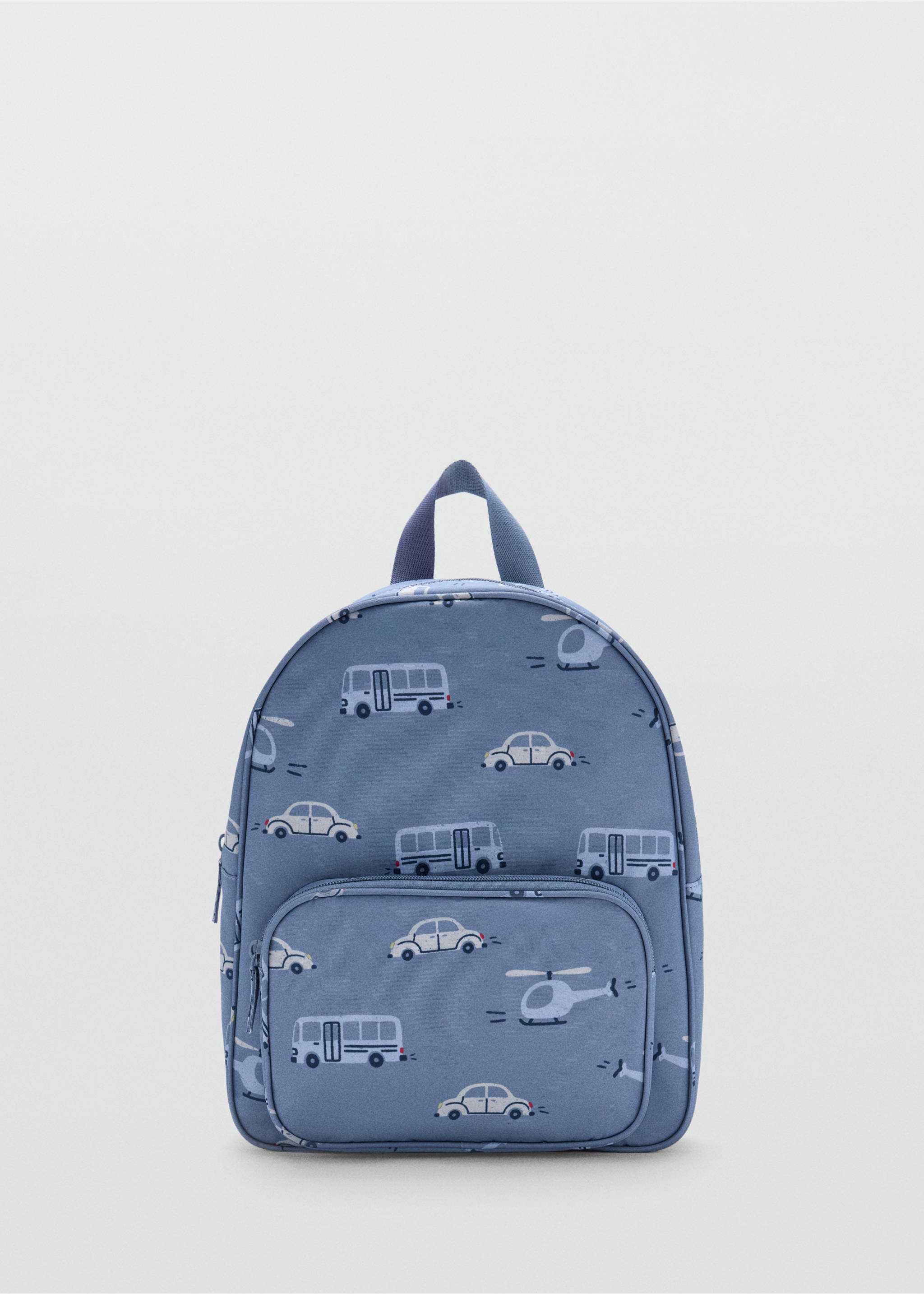 Car print rucksack - Article without model, Blue. Ref: 37096011-00.