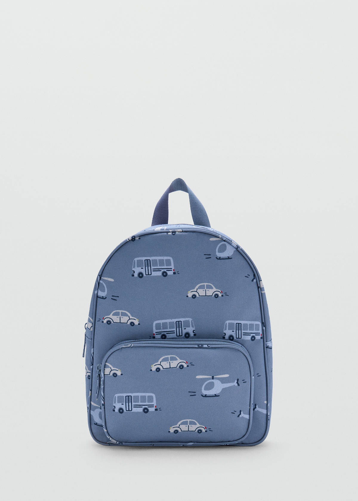 Car print rucksack — Blue