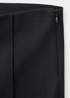 High-waist crop trousers — Charcoal 9