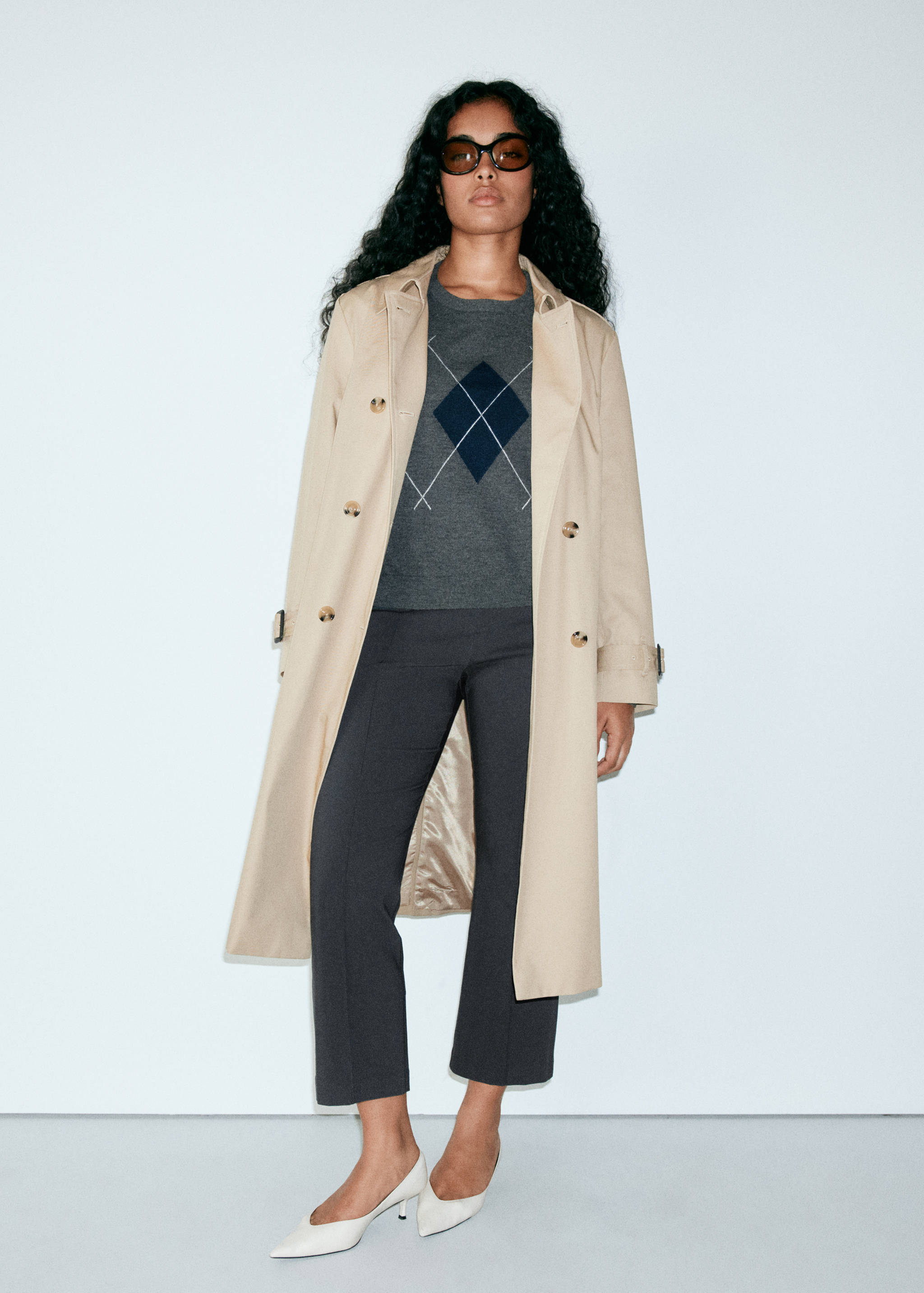 Pantalon cropped taille haute - Détail de l'article 5