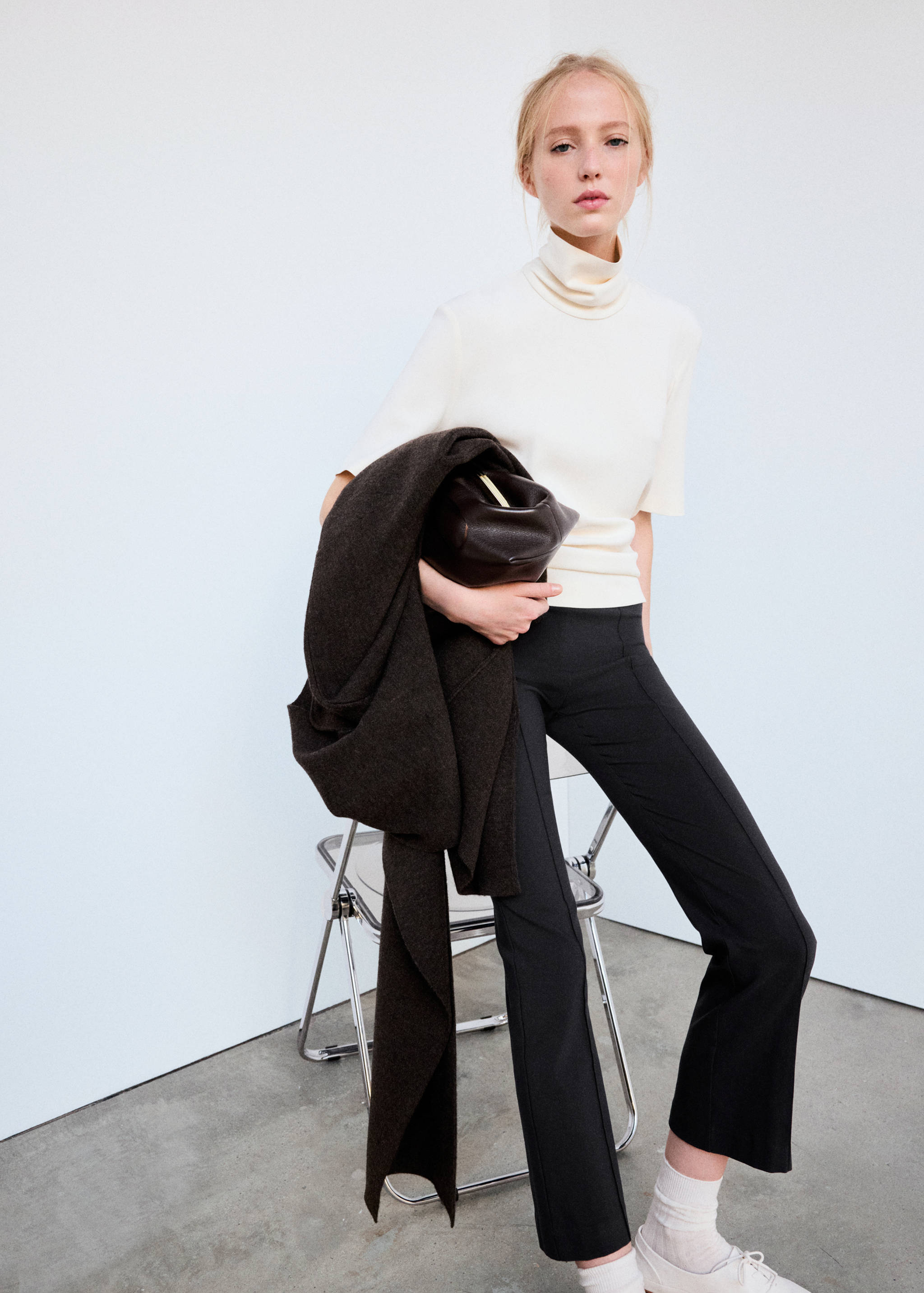 Pantalon cropped taille haute - Détail de l'article 2