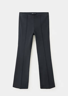 High-waist crop trousers — Charcoal 8