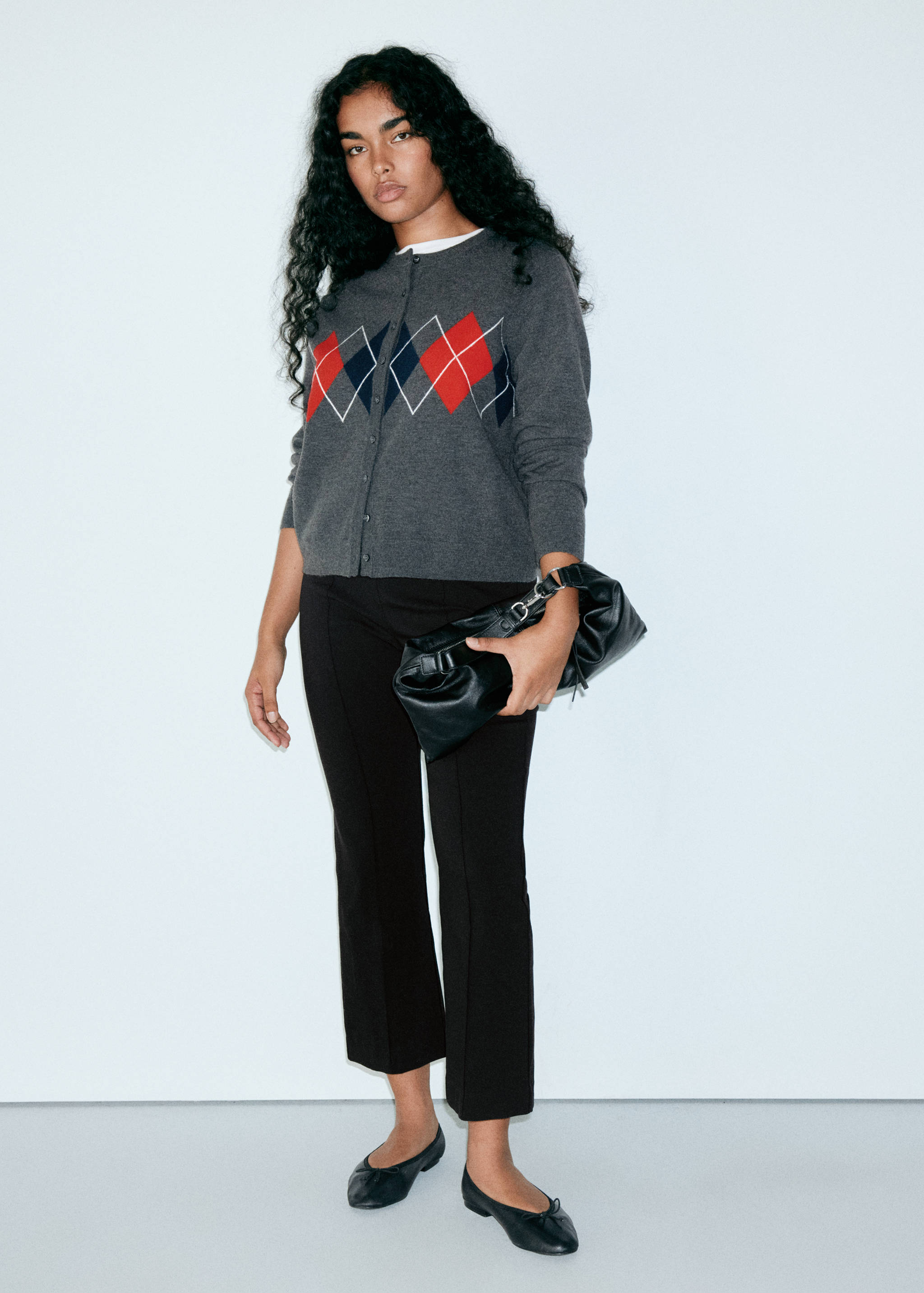 Pantalon cropped taille haute - Détail de l'article 5