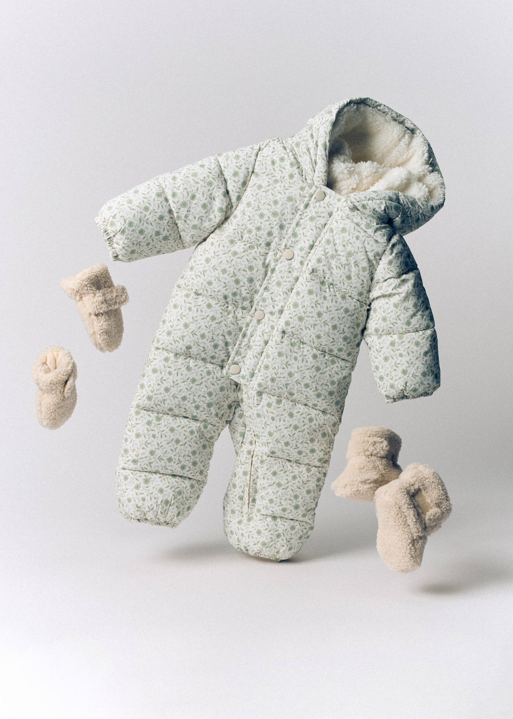 Quilted floral sweater - Details of the article 5