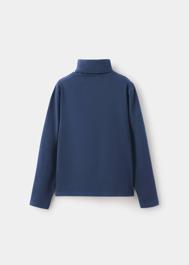 Cotton T-shirt turtleneck - thumbnail 5