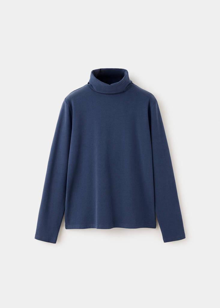 Cotton T-shirt turtleneck - thumbnail 6