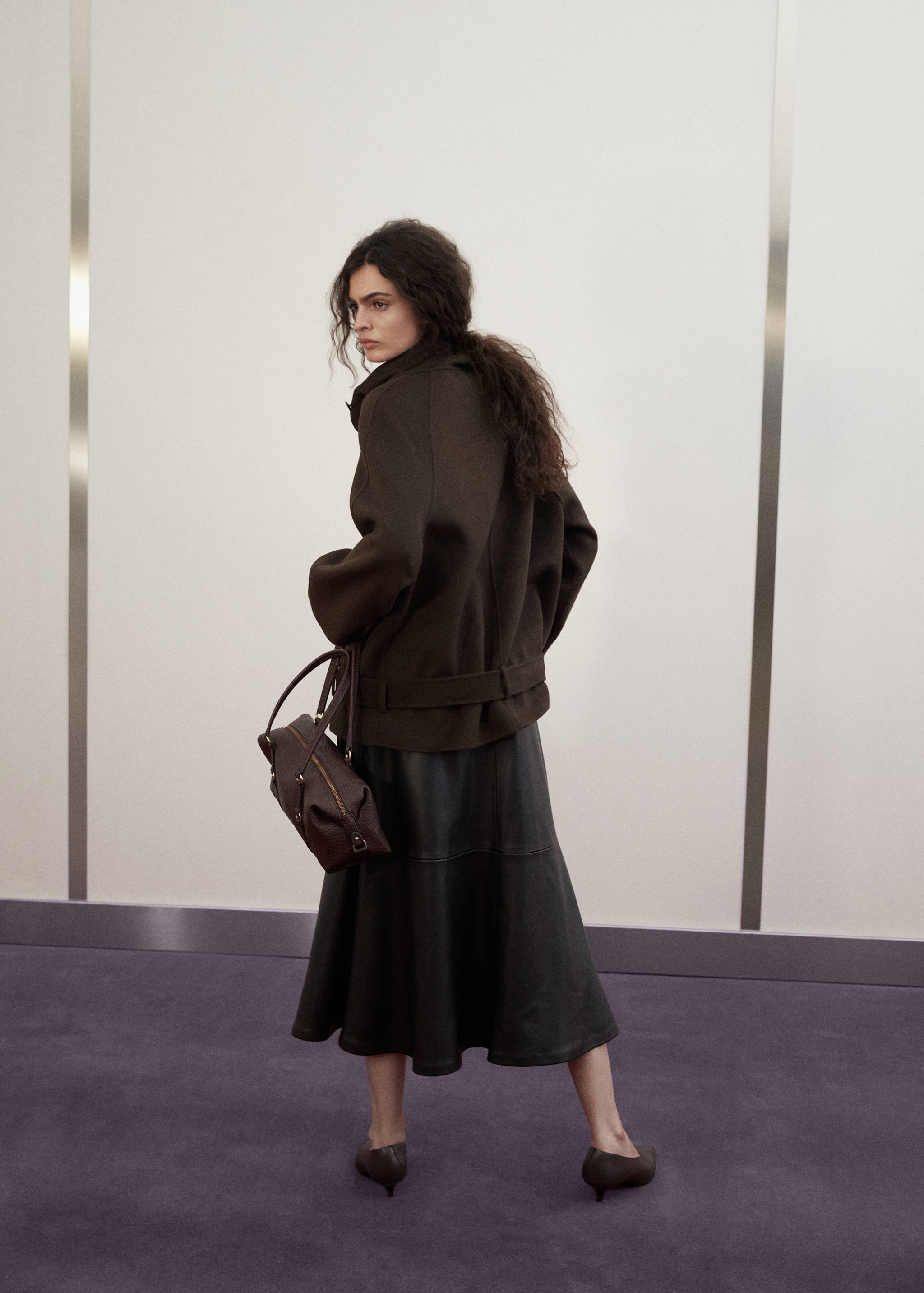 Double-breasted wool jacket - Reverse of the article
