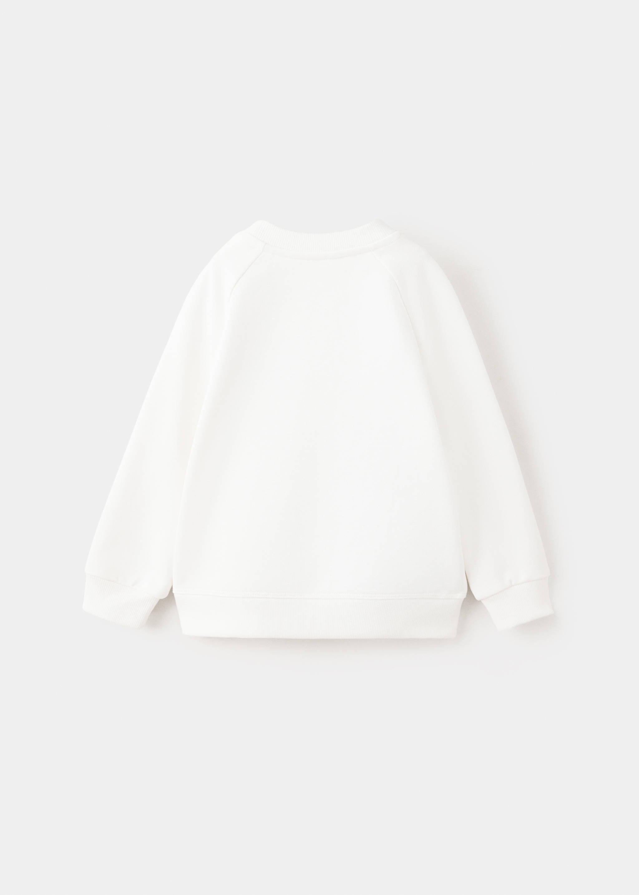 Oversized sweatshirt with embossed pattern - Reverse of the article