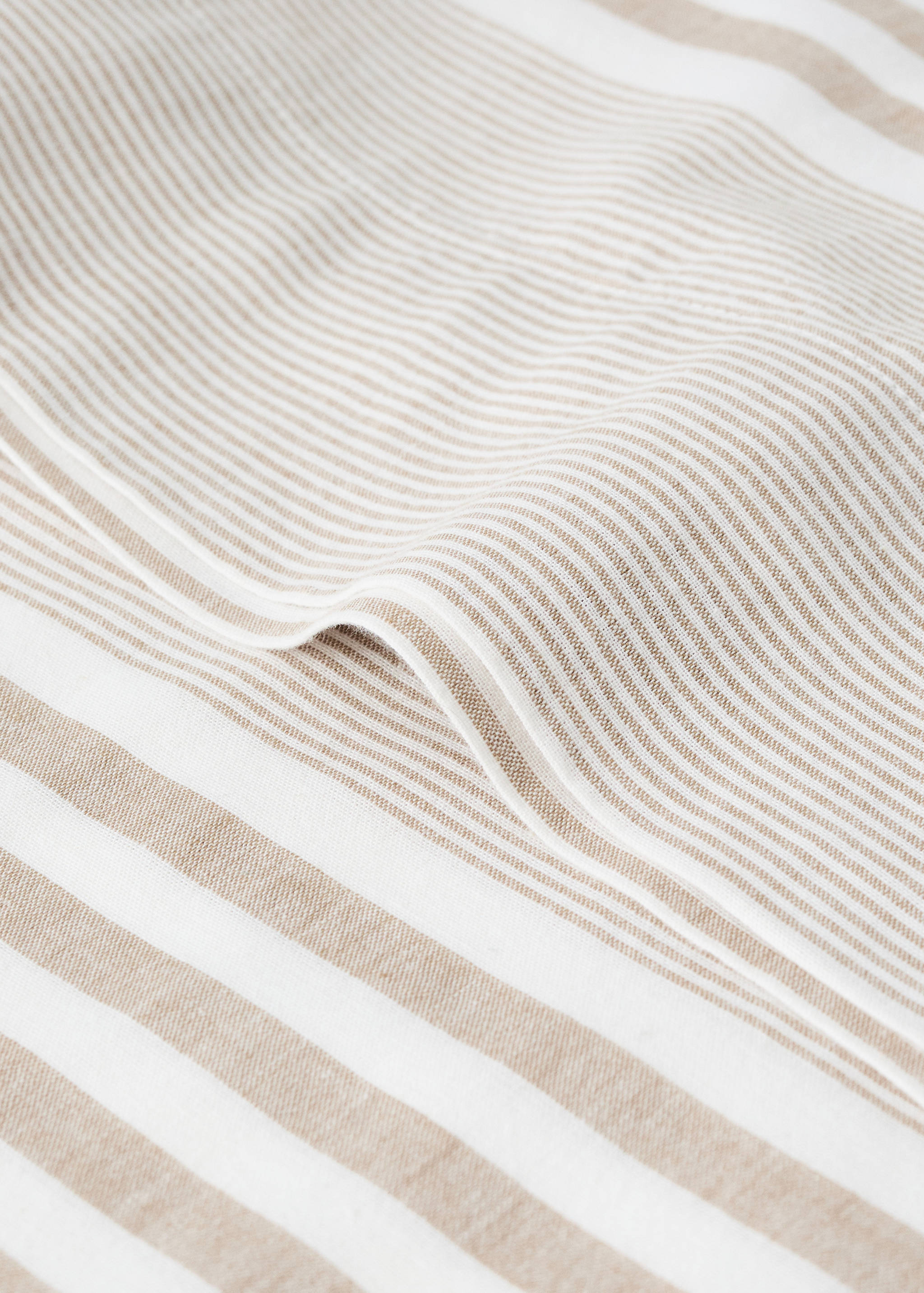 Cotton striped pillow cover 45x110 cm - Details of the article 1