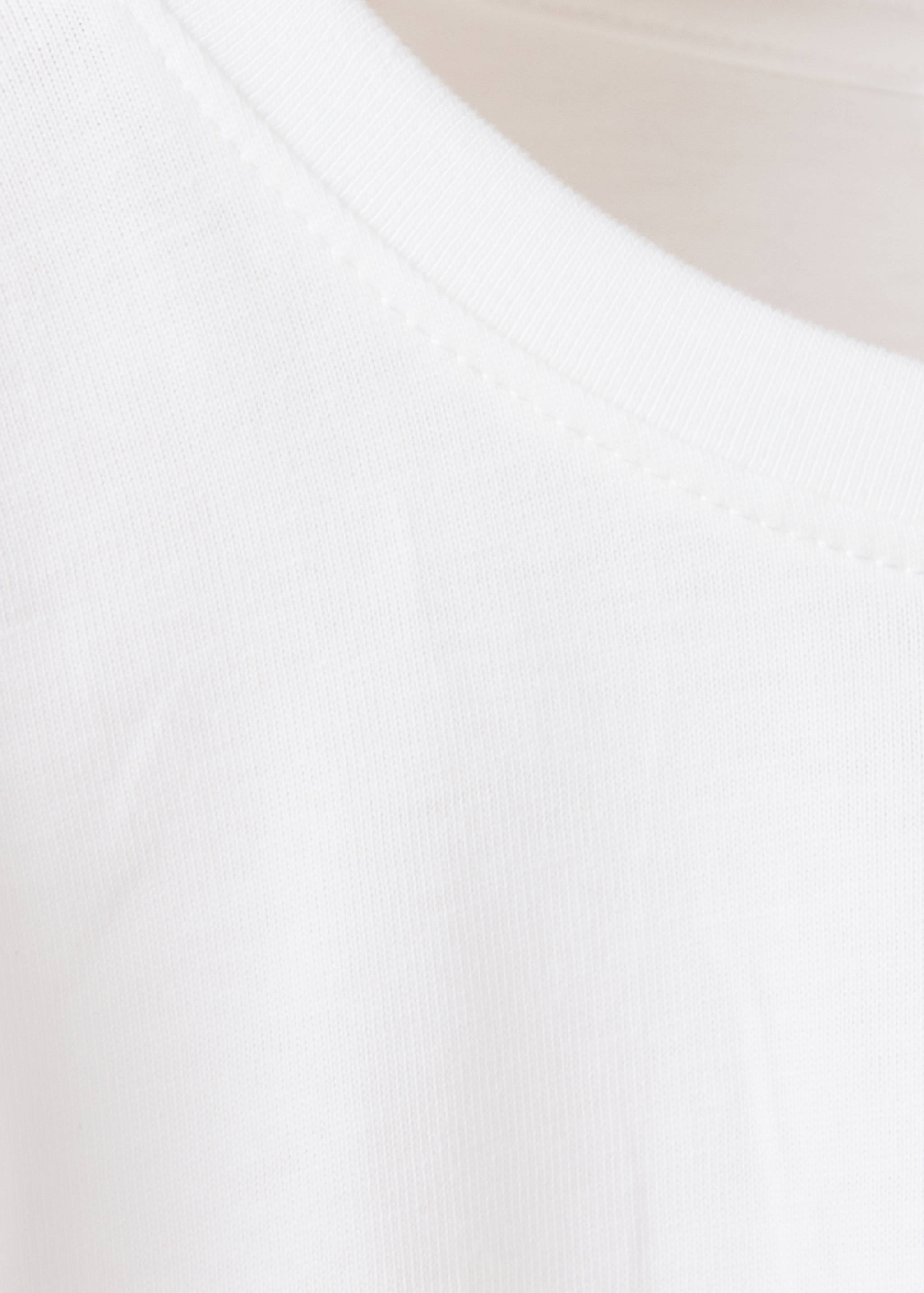 Relaxed fit T-shirt with pleat detail - Details of the article 8