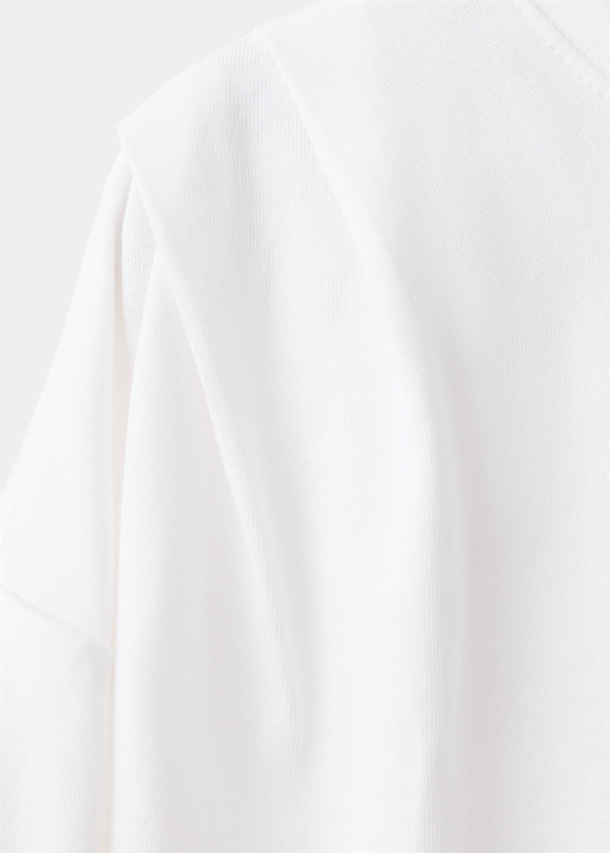 Relaxed fit T-shirt with pleat detail - Details of the article 0