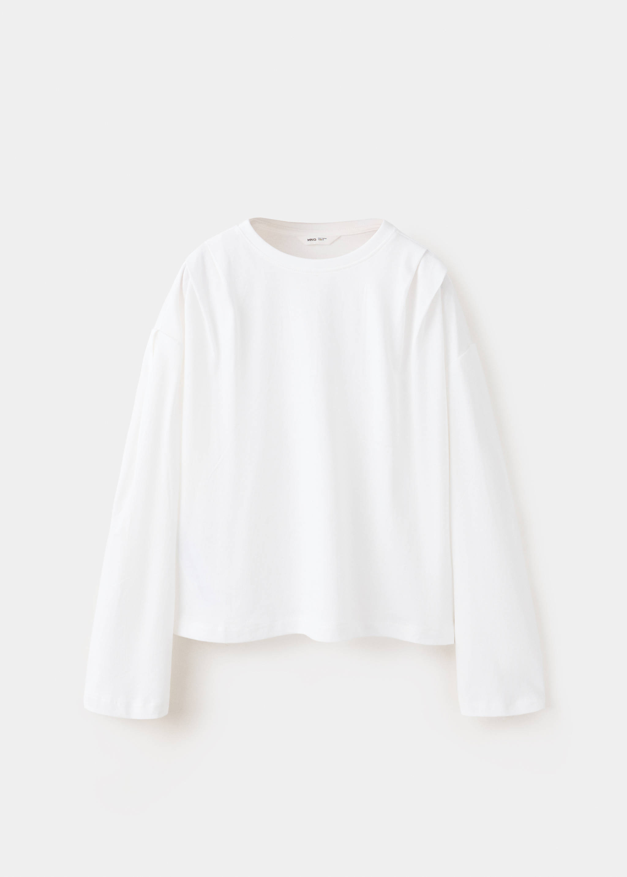Relaxed fit T-shirt with pleat detail - Article without model