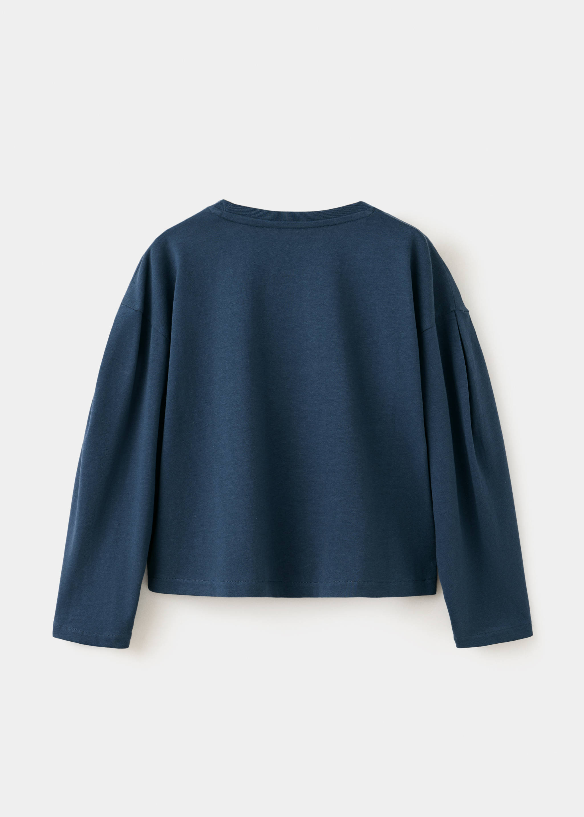 Relaxed fit T-shirt with pleat detail - Reverse of the article