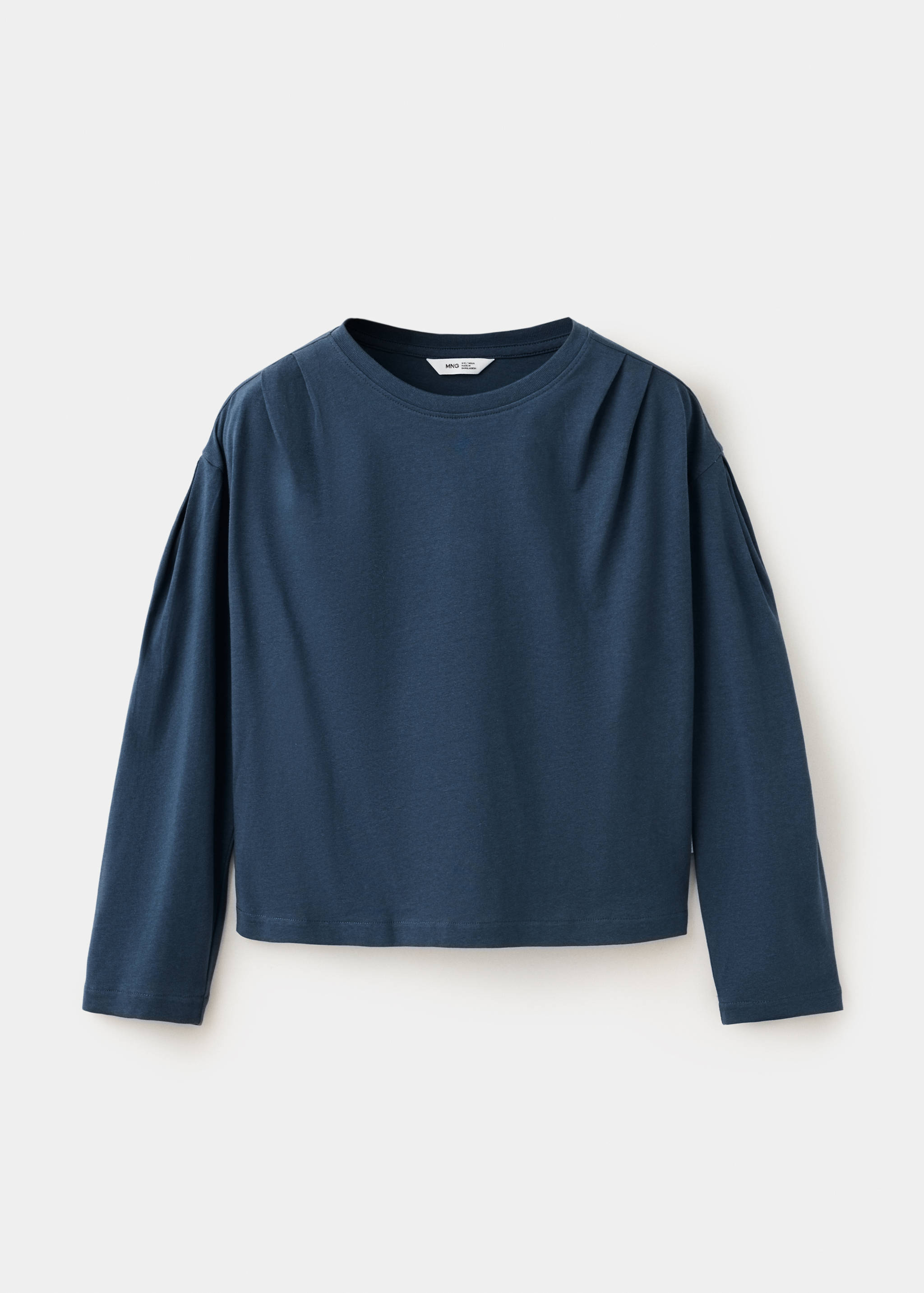 Relaxed fit T-shirt with pleat detail - Article without model