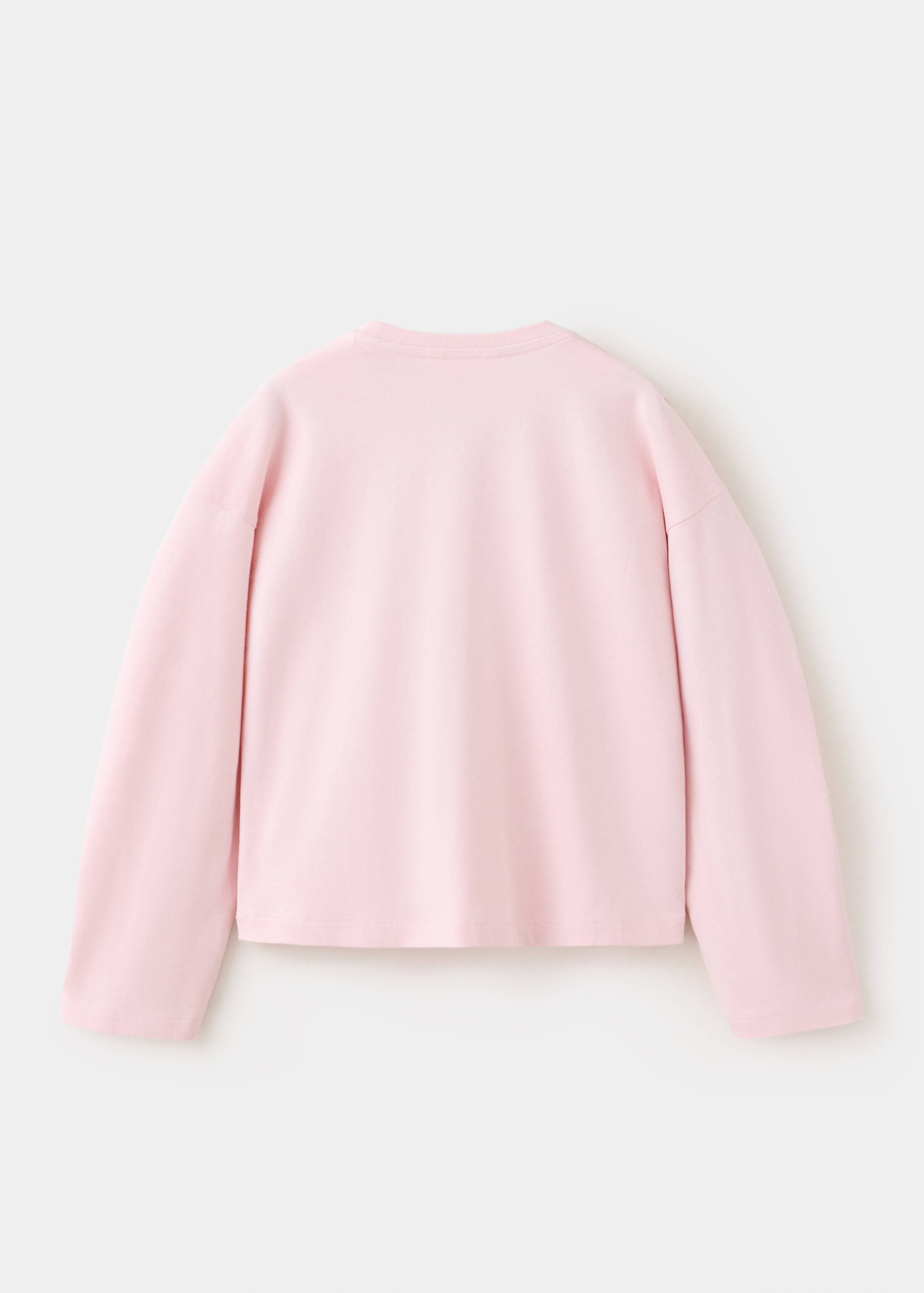 Relaxed fit T-shirt with pleat detail - Reverse of the article