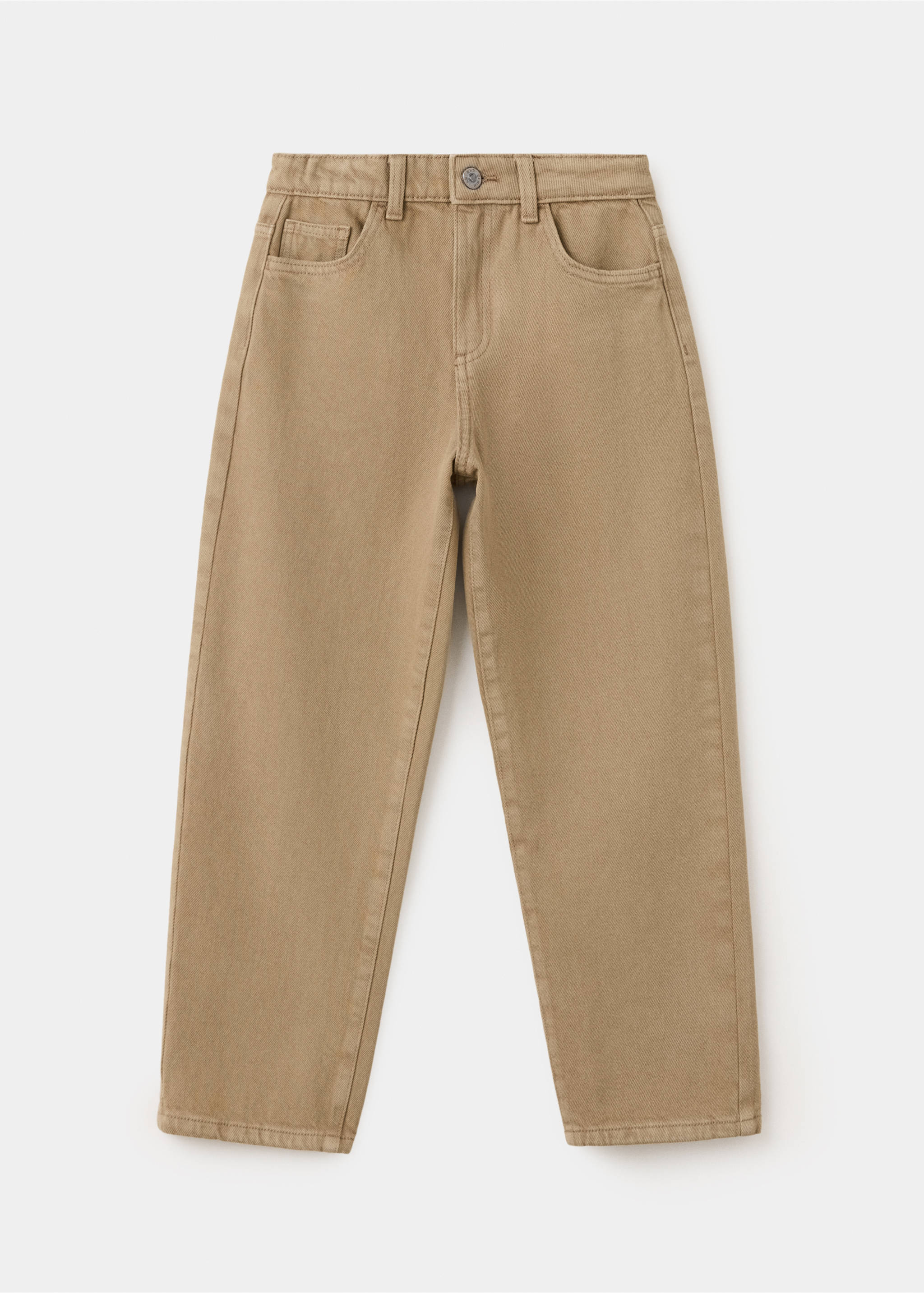 Mid-rise straight jeans - Article without model, Brown. Ref: 37096330-00.