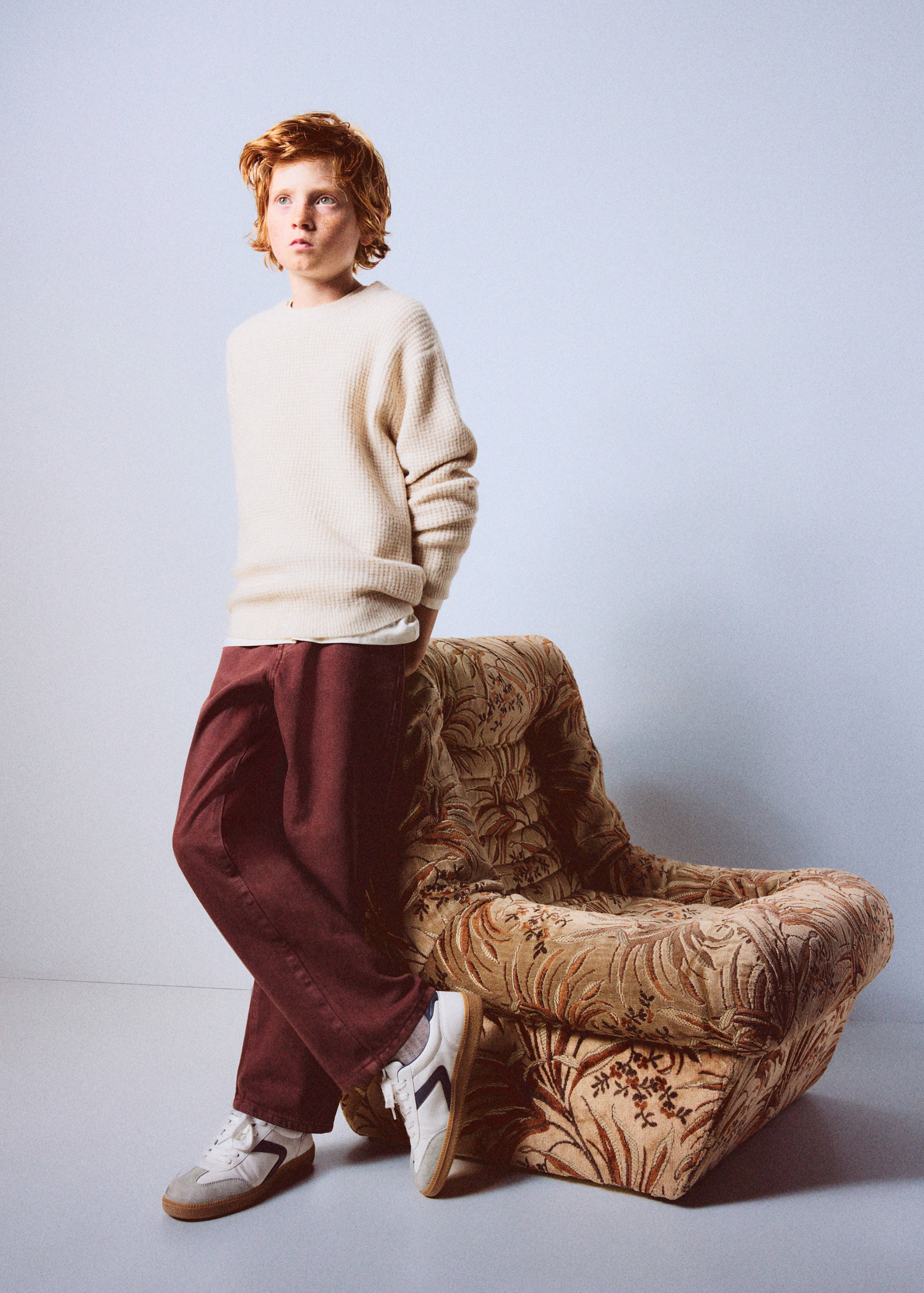 Mid-rise straight jeans - General plane