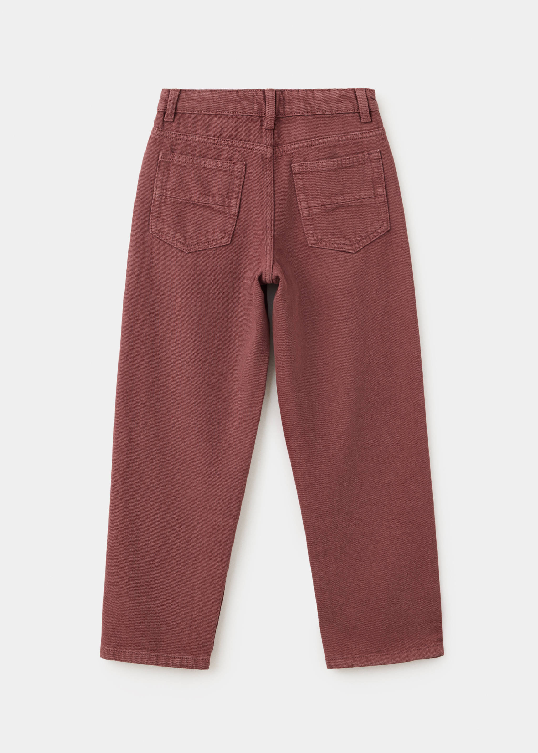 Mid-rise straight jeans - Reverse of the article