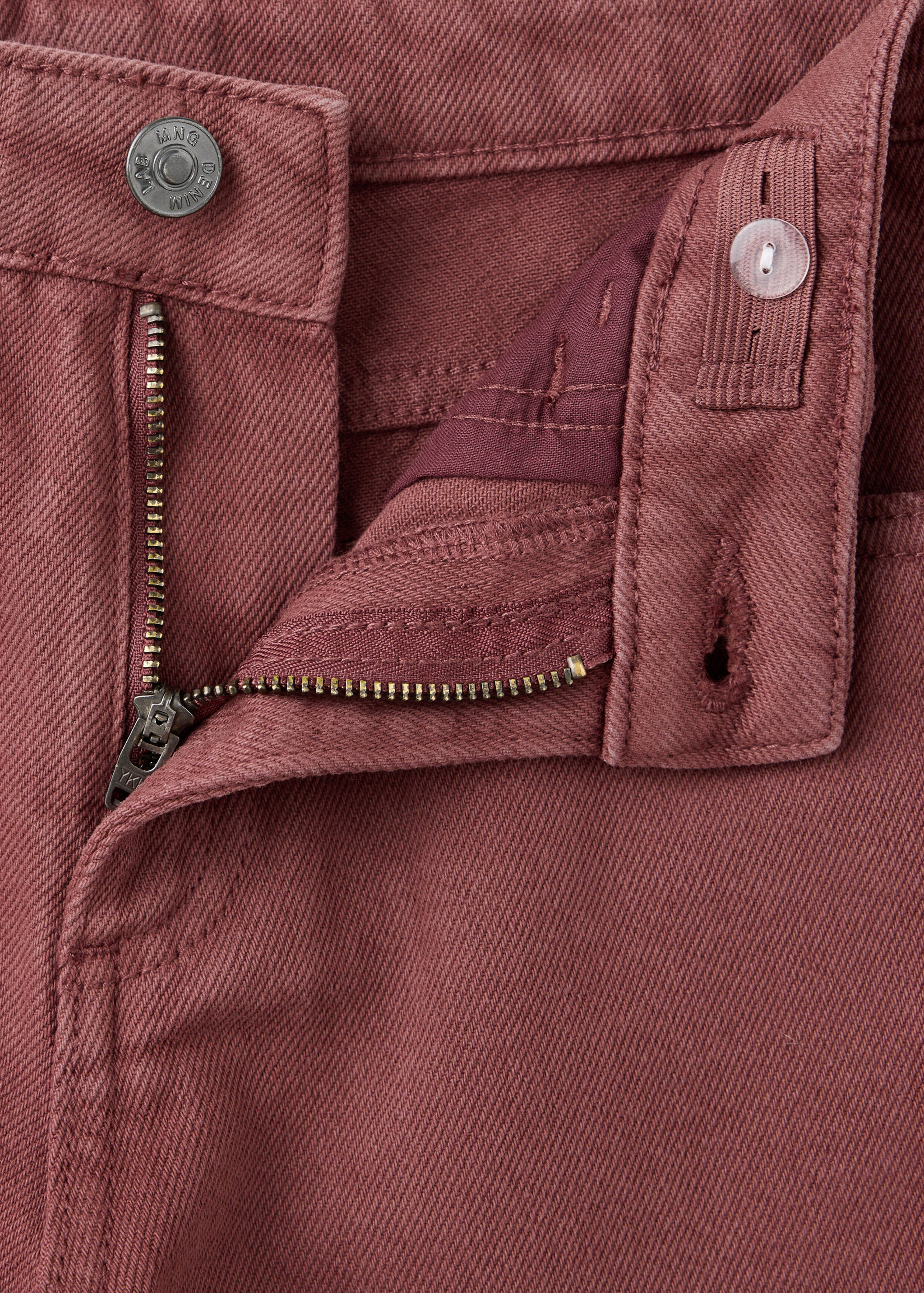 Mid-rise straight jeans - Details of the article 8