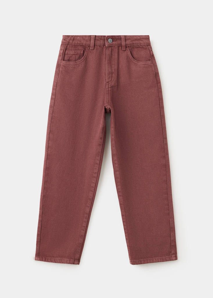 Mid-rise straight jeans - thumbnail 3