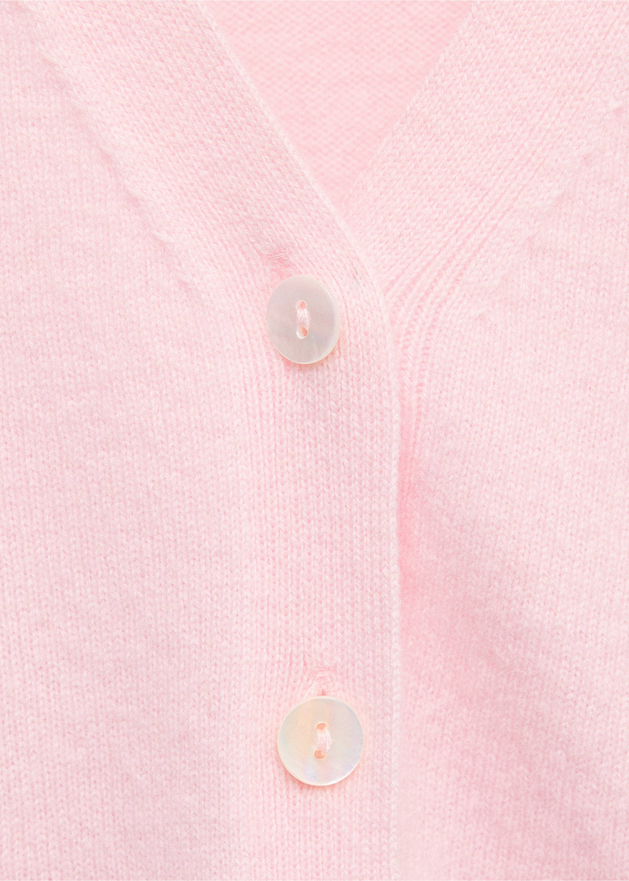 Strickjacke just - Detail des Artikels 8, Pastellrosa. Ref: 37096334-00.